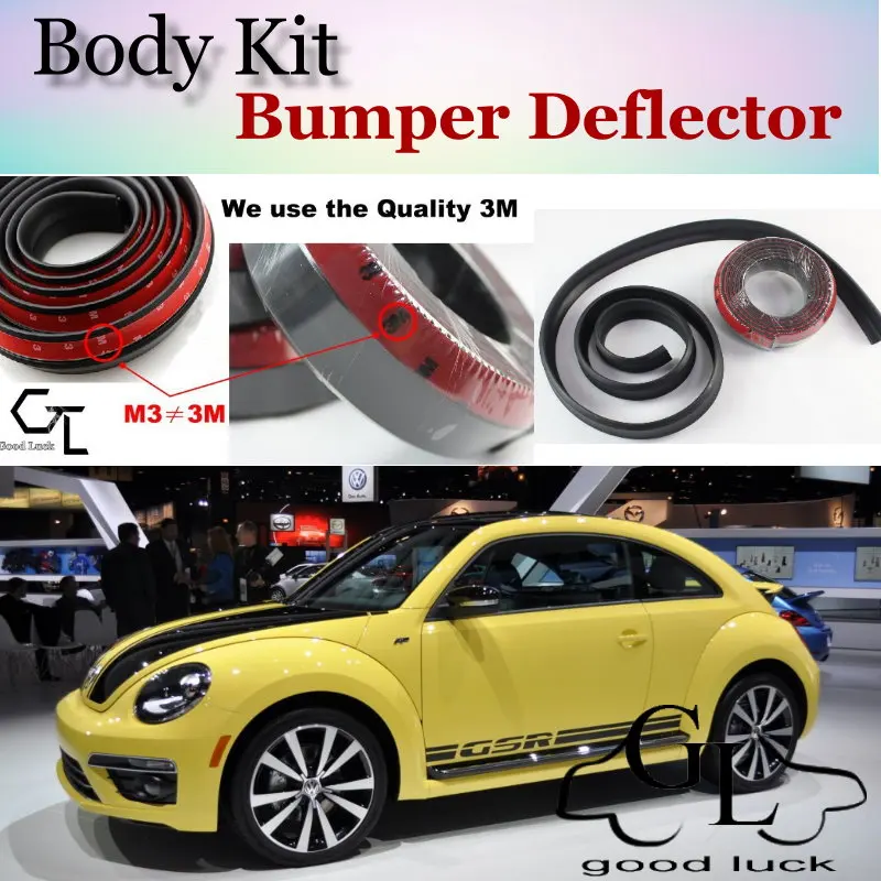 Дефлектор губ на бампер для Volkswagen VW New Beetle Bjalla передняя юбка спойлера фанатов TG