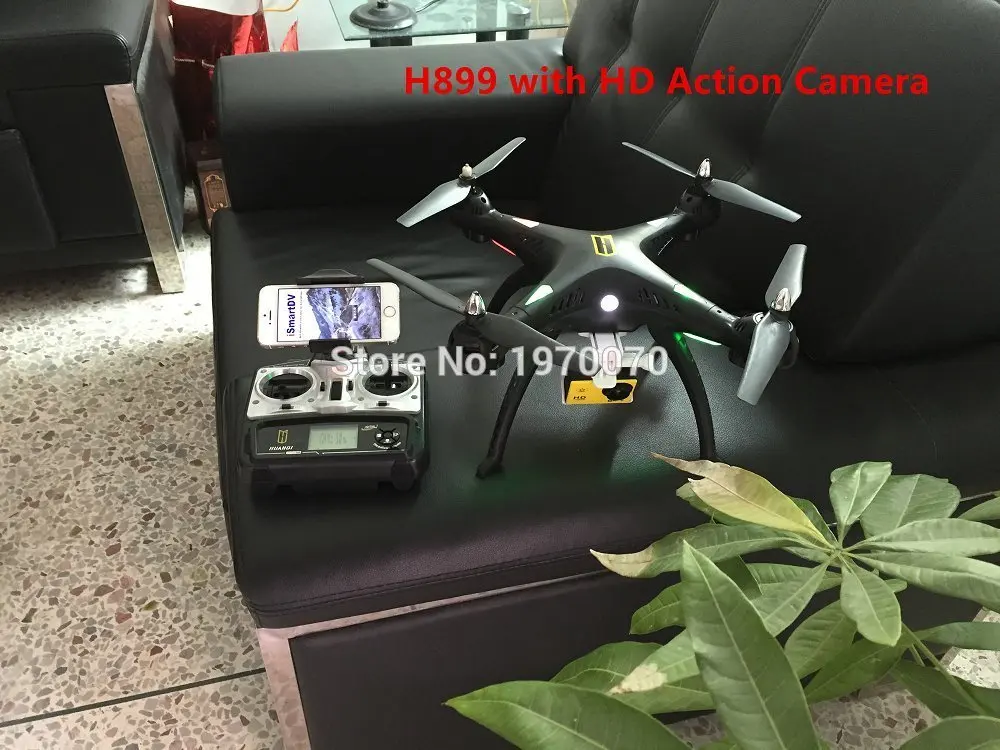 HQ899 2,4 г 4CH большой RC Quadcopter Drone вертолет с 5.0MP HD Wifi FPV Камера может поднять Gropp Xiaomi Длинные расстояние Летающие