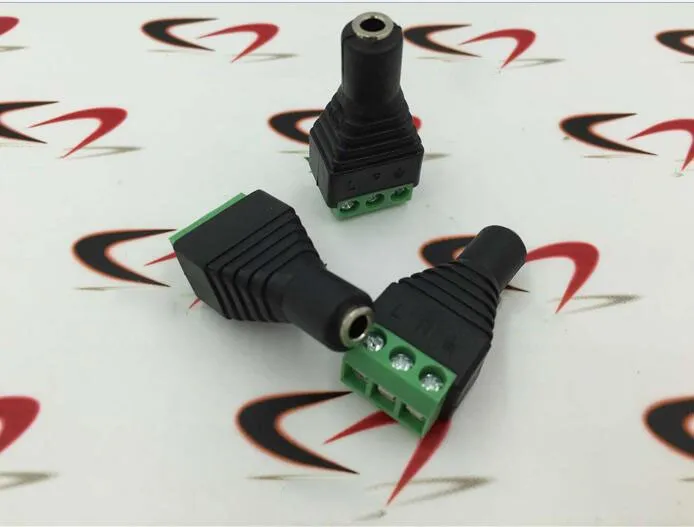 10 шт. 3 5 мм AUX аудио разъем Женский стерео двойной звуковой трек Solderless Разъем DIY