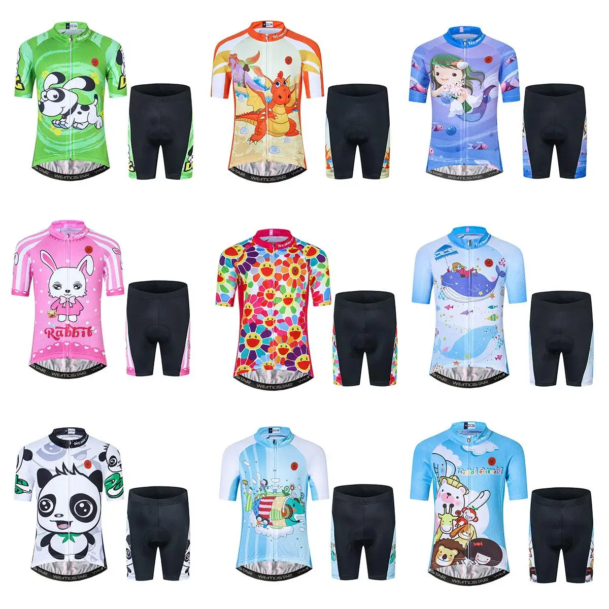 

Summer Cycling Jersey Sets 2019 Children Short Sleeve Mtb bike jersey Ropa ciclismo Sport Bicycle jersey Kids Cycling Clothing
