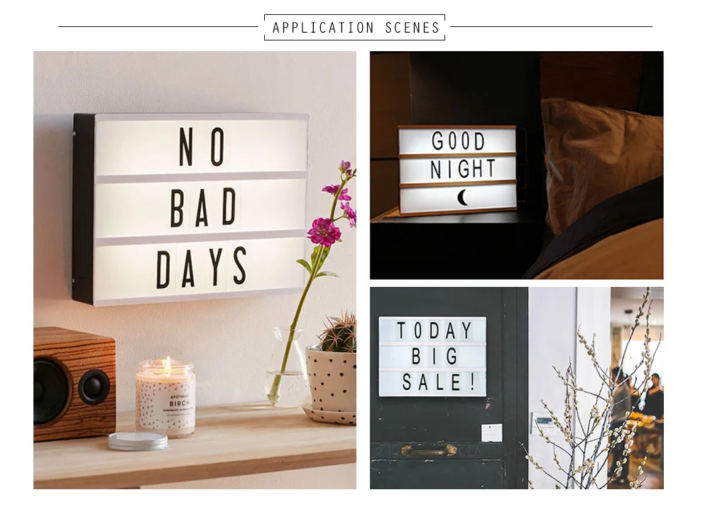 DIY Letter Combination Light Box