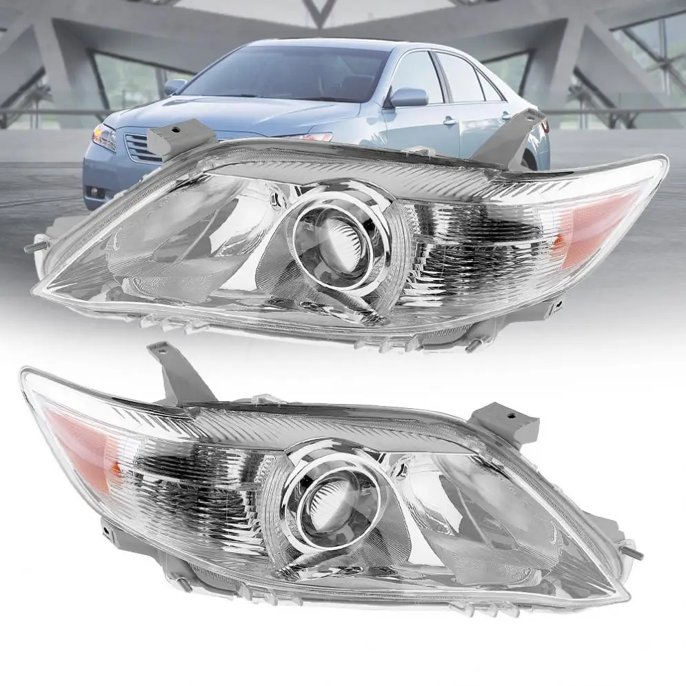 1 пара Водонепроницаемый Автомобильный налобный фонарь прозрачный проектор левая и правая фара Замена США построенная модель для Toyota 2010-2011 Camry