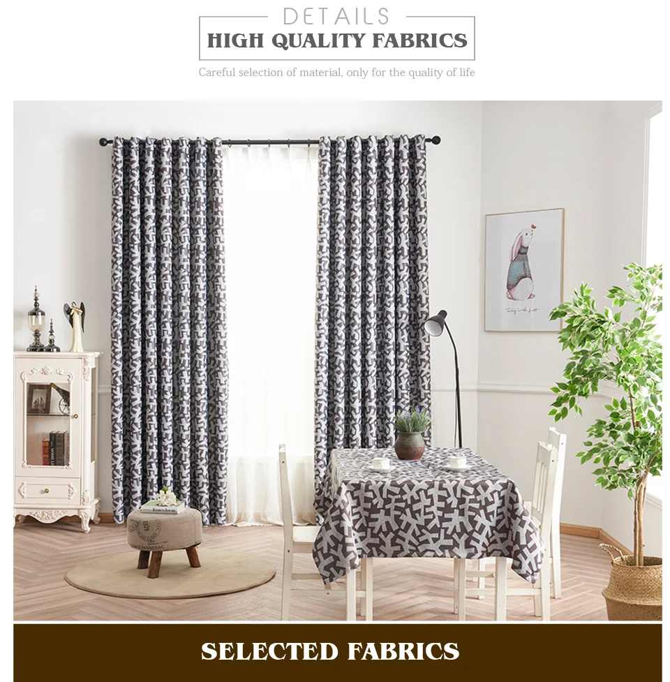 Modern Window Curtains Living Room Home Decoration For Curtains Bedroom Ready Made Curtains Shade Balcony Window Treatment