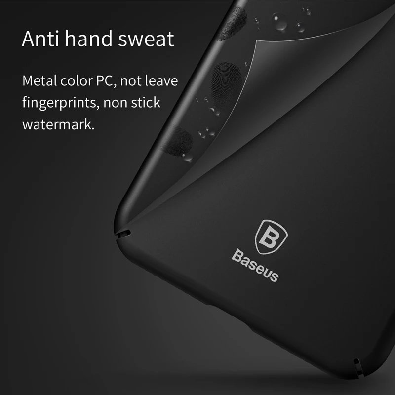 Baseus Luxury Phone Case For iPhone 7 Ultra Thin Slim PC Back Cover For iPhone 6 6s 7 Plus Case Protective Shell Capa Fundas
