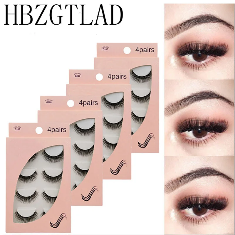 

2019 NEW 1 box mink eyelashes false lashes extension mink 3d fake eyelash make up 1 box cilios natural long for beauty