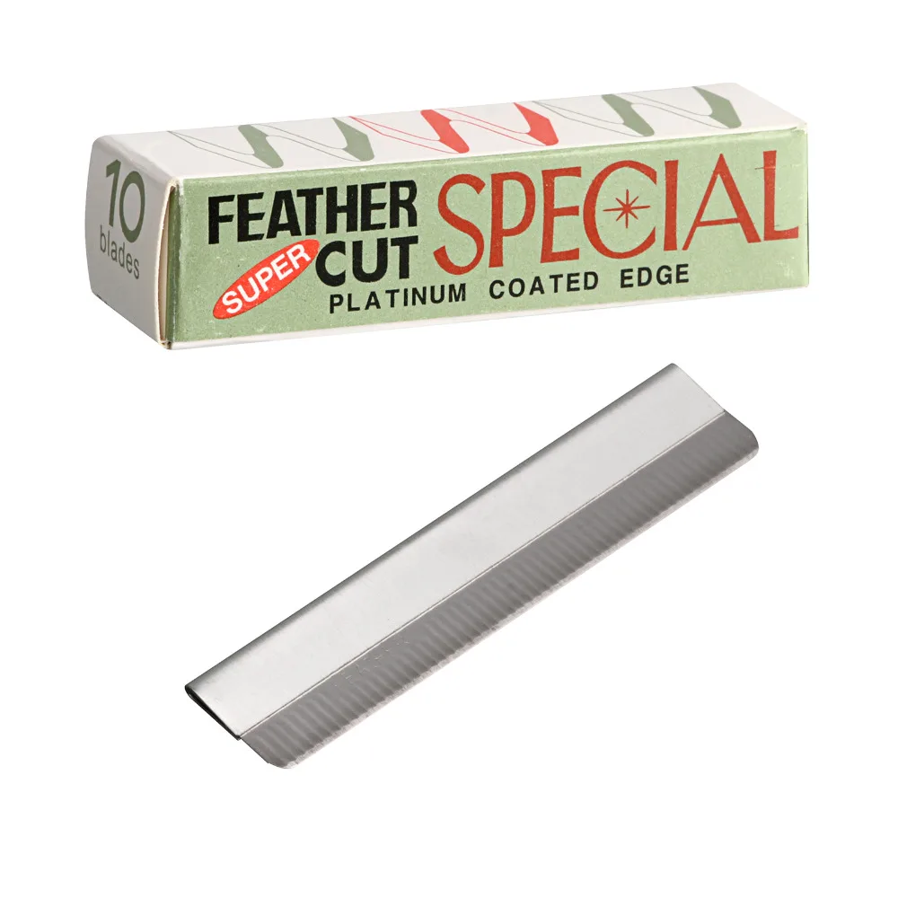 

10pcs/pack Eyebrow Trimmer Blades Eyebrow Cutter Equipment Super Feather Cut Special Platinum Coated Edge Razor Blades