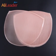 1Pcs/lot Mono Wig Cap Invisible Hair Net For Toupee Wigs Beige Color Top Selling Soft Wholesale Price High Quality Very Realist