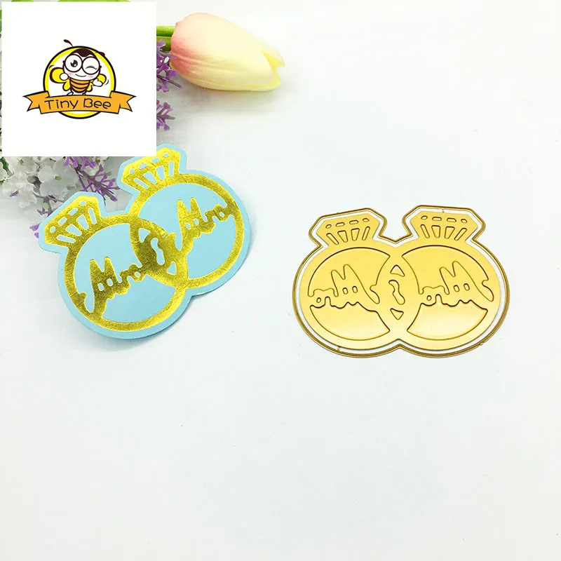 

Diamond Ring Shape Craft Die Scrapbooking Metal Cutting Dies For Card Making Die Cut Frame Paper Embossing Album Decoration