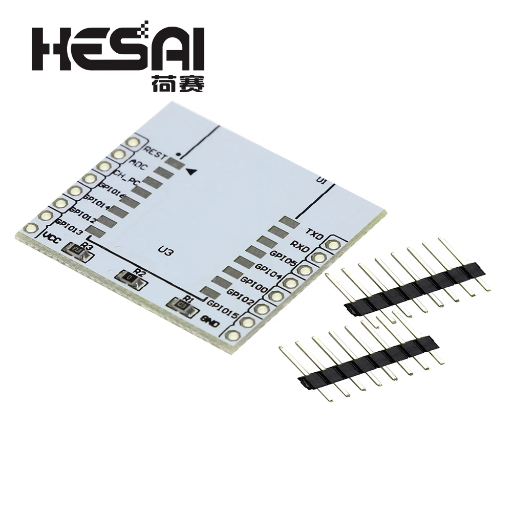 

10pcs/lot ESP8266 Serial WIFI Module Adapter Plate Applies to ESP-07 ESP-08 ESP-12
