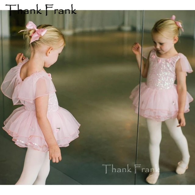 Robes de Ballet pour enfants, rose/pêche, vêtements de princesse, Costume  de danse de Ballet pour filles - AliExpress