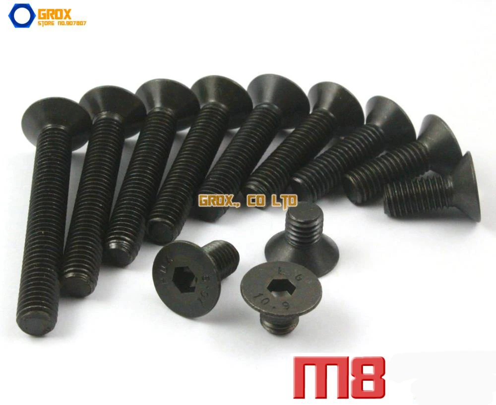 

M8 Countersunk Socket Allen Bolt Screw 10.9 Grade Alloy Steel