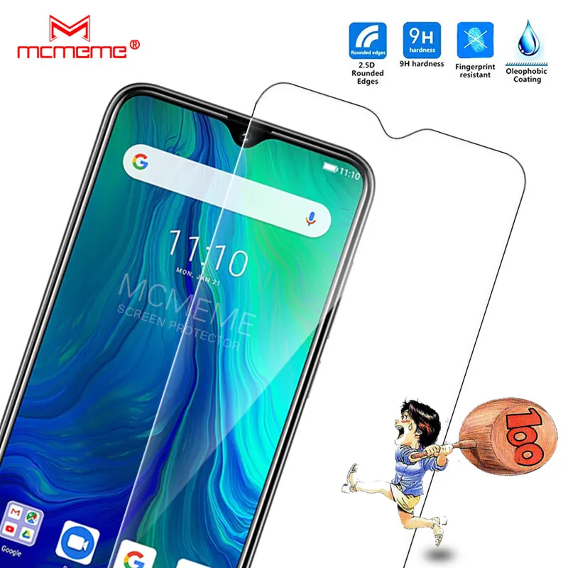 

for Ulefone Power 6 Tempered Glass Protection Film Transparent Screen Protector Phone Glass for ulefone6 Ulefone 6 Film