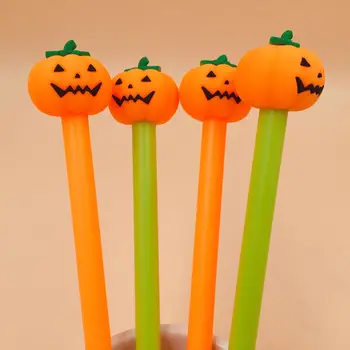 

36 Pcs/lot Halloween Pumpkin Gel Pen Signature Pen Escolar Papelaria School Office Supply Promotional Gift