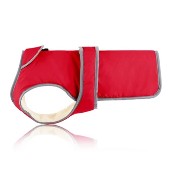 

GLORIOUS KEK Large Dogs Winter Clothes Waterproof Stormguard & Fleece Lining Dog Coat Reflective Warm Adjustable Pet Jacket Vest