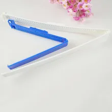 Практичная Линейка-уровень инструмент для укладки волос 1 комплект Женский Триммер для волос бахрома инструмент для стрижки расческа гребешок руководство для милых волос