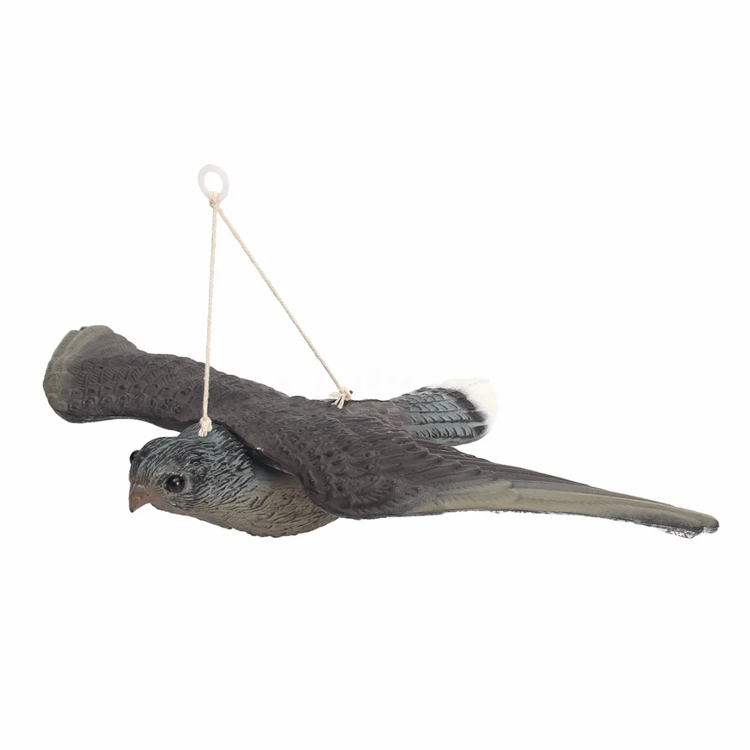 JX-LCLYL Garden Flying Bird Hawk Owl Decoy Weed Pest Control Repellent Scarer Scarecrow