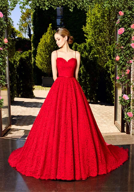 Ruby Red Wedding Dresses