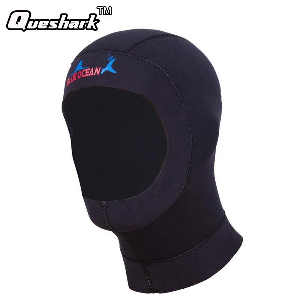 3mm Neoprene Scuba Diving Cap With Shoulder Snorkeling Equipment Hat