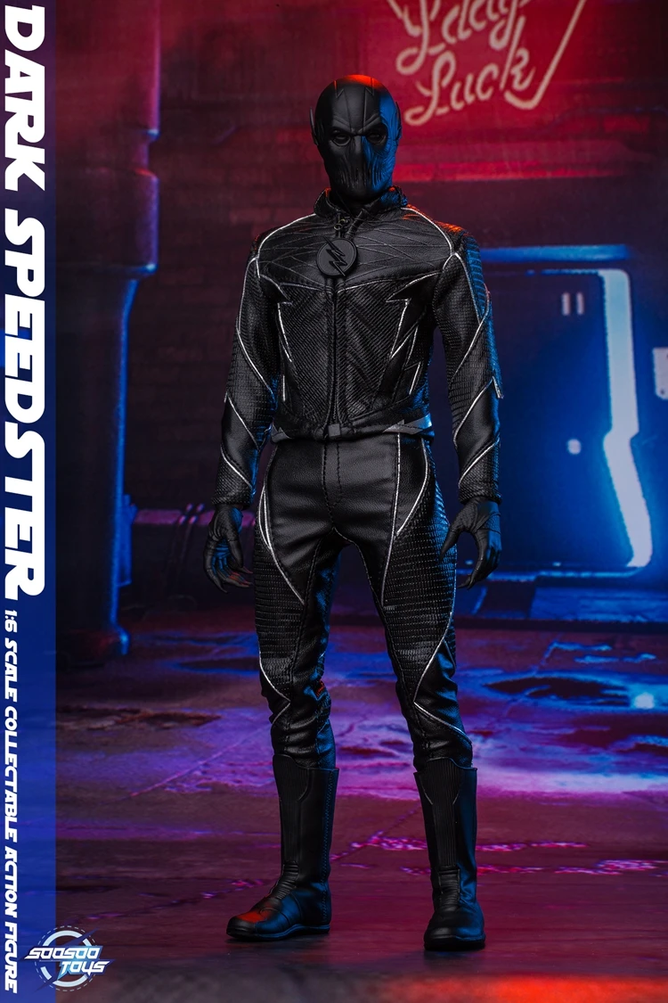 

1/6 scale Collectible figure Dark speedster Black Flash 12" action figure doll Plastic model toy