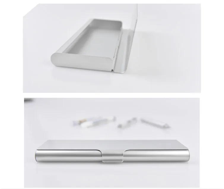 Artigos de Papelaria Caixa de Lápis de Metal Caixa de Liga de Alumínio Caixa de Armazenamento Suprimentos para Amigos Presentes das Crianças Novos Caneta Fina Pequena 11 High Quality Material escolar e de escritório