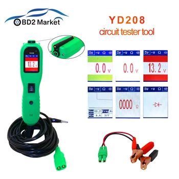 

Power Probe Test tool YD208 Car Electrical System Circuit Tester same Vgate PT150 Voltage Test Scanner YD 208 Diagnostics Tool