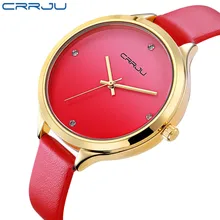 CRRJU 2017 Ladies Watch Women Watches Brand Famous Female Clock Quartz Watch Wrist Quartz-watch Montre Femme Relogio Feminino