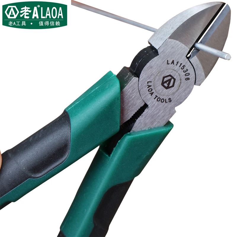 

LAOA 6 Inch CR-V Diagonal Pliers Multi Tools Cutting Nippers Electrician Pliers For Cut Steel Metal Wires