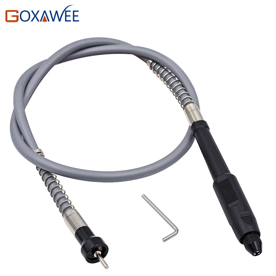 GOXAWEE Flex Shaft For Dremel Accessories Tools Dremel Flex Shaft with 8x0.75 Mini Universal Drill Collet for Dremel Mini Drill 6