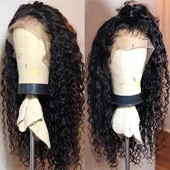 

Sterly 360 Lace Front Wigs Brazilian Kinky Curly Human Hair Wigs Pre-plucked Baby Hair Remy Hair Lace Front Wigs For Black Women