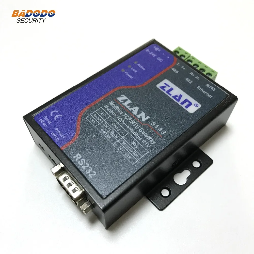 Конвертер ZLAN5143 RS232 RS485 RS422 в Ethernet RJ45 модуль RTU TCP шлюз сервер последовательных