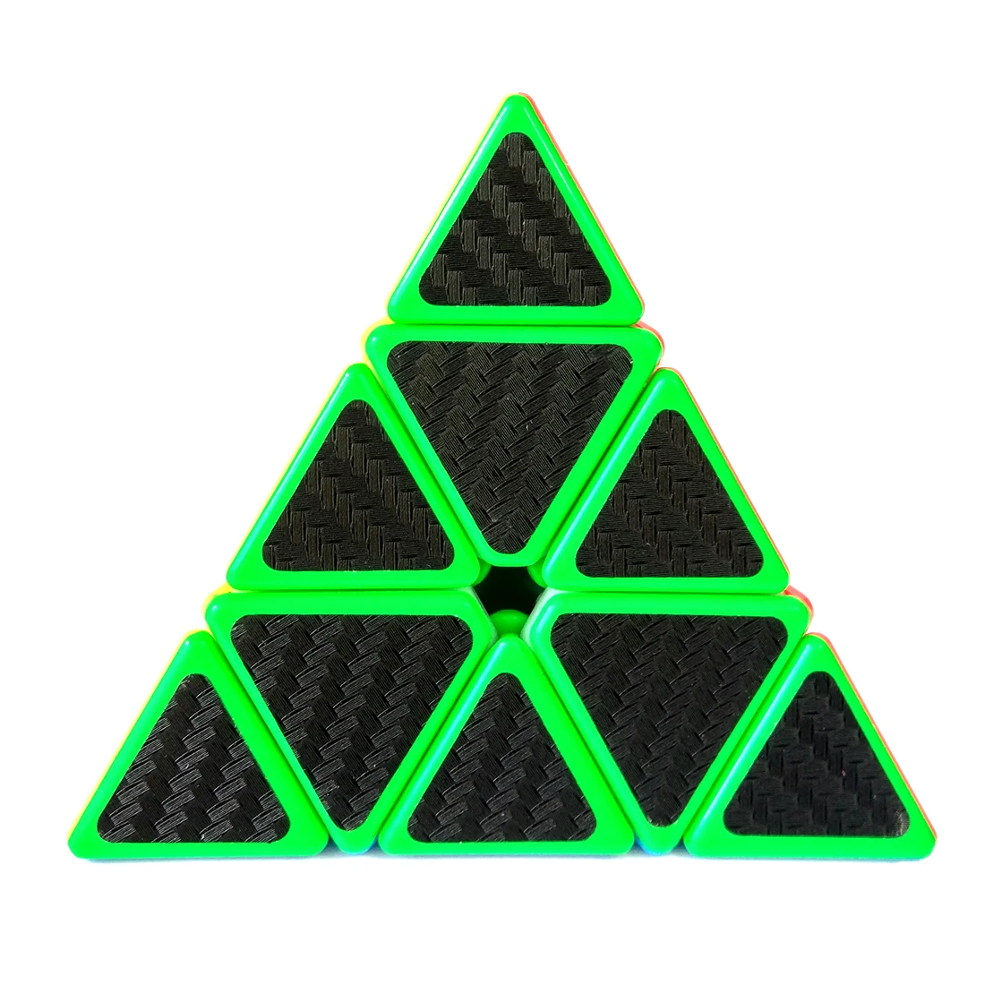 

Cute Gift Toy Carbon Fiber Pyramid Sticker Speed Twisty Puzzle Magic Cube Magico Bricks Block Educational Toys for Children