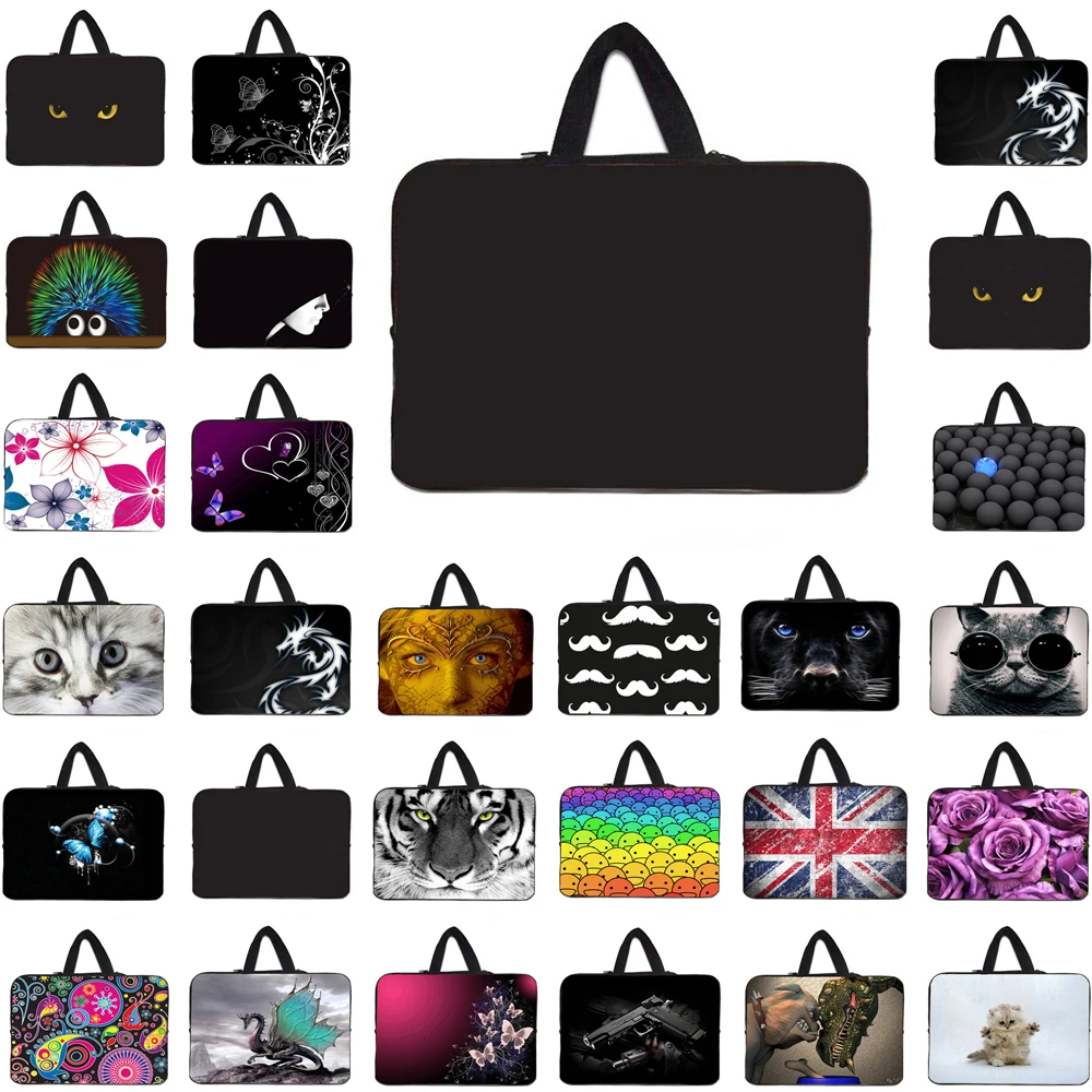 Сумка для ноутбука 10 12 13 14 15 17 дюймов 10,1 11 неопреновый чехол для ноутбука чехол для Macbook Pro 15 13,3 Chromebook