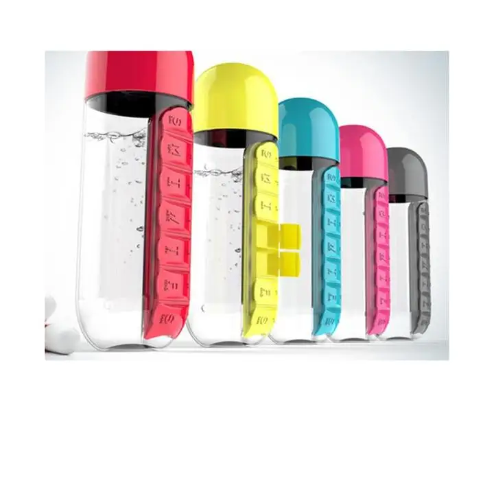 

Pill Organizer Water Bottle