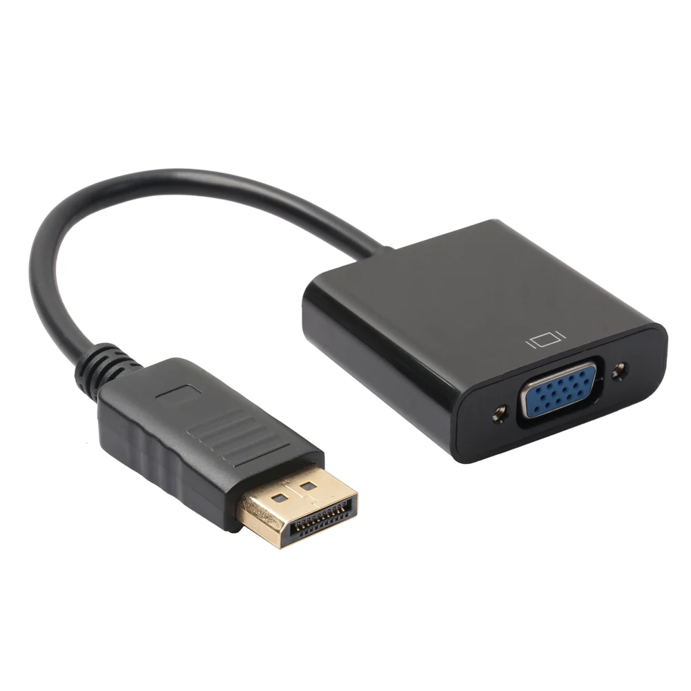 

1080P DP Displayport 15pin Male to VGA Cable Female Video Converter Extension Adapter Cable Adapter for PC DVD HD TV