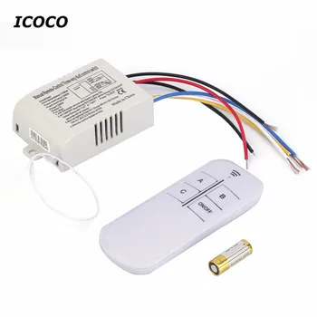 

220V 3 Way ON/OFF Digital RF Remote Control Switch Wireless For Light Lamp Worldwide Store High Quality free shiping