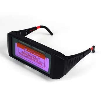 

Solar Powered Auto Darkening Welding Mask Helmet Eye Goggle Welding Glasses Arc Automatic head changing glasses