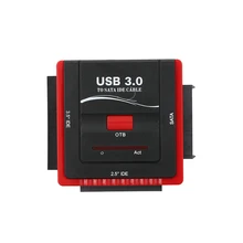 Usb 3.0 To Sata/Ide Adapter Hard Drive Converter Adapter For Universal 2.5/3.5 Hdd/Ssd Hard Drive Disk With Power Supply(Au Pl Usb 3.0 To Sata/Ide Adapter Hard Drive Converter Adapter For Universal 2.5/3.5 Hdd/Ssd Hard Drive Disk With Power Supply(Au Pl