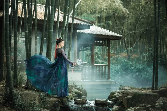 Hanfu костюм для китайских танцев, традиционный сценический наряд для певцов, женское Старинное платье, народный фестиваль, одежда для выступлений DC1133