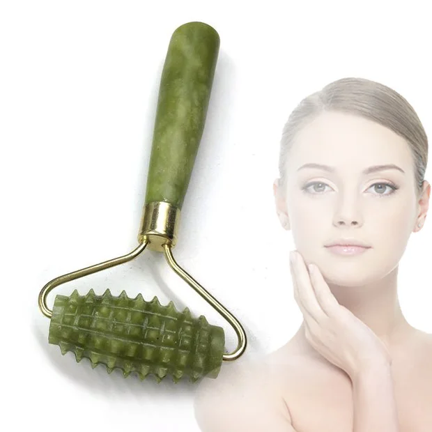 HOTFacial Massage Roller Jade Face Slimming Body Head Neck Nature Beauty Massage Stone Facial Massage Jade Rolle Drop Shipping