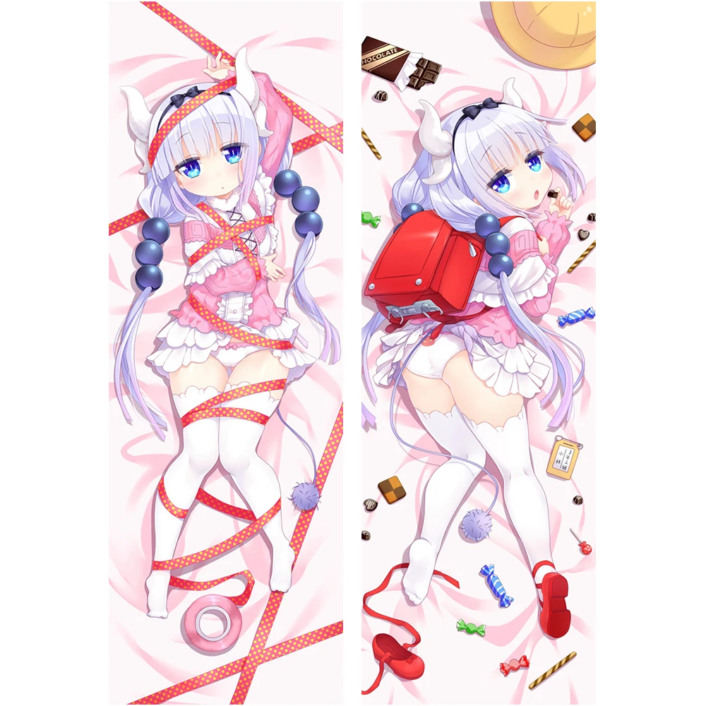 Чехол для подушки с изображением дракона мисс Кобаяши Tohru Kanna Kamui JP Аниме Dakimakura