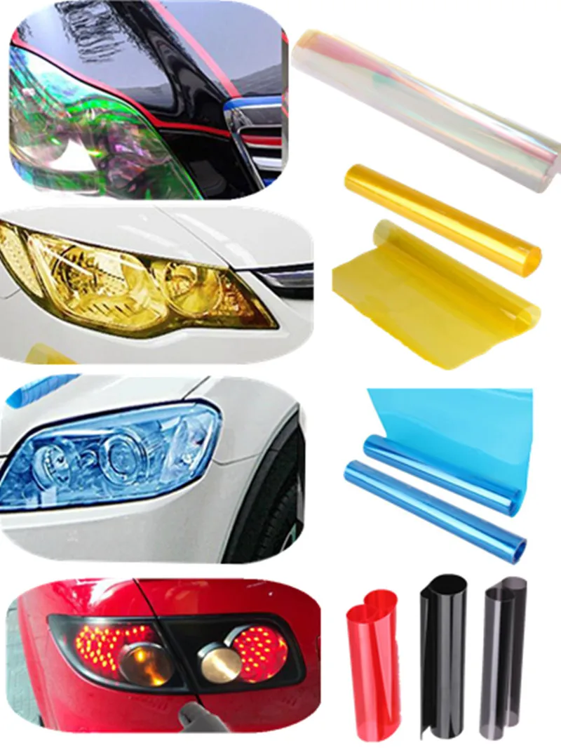 Dewtreetali 7 Color Auto Car Tint Headlight Fog Light Taillight Vinyl