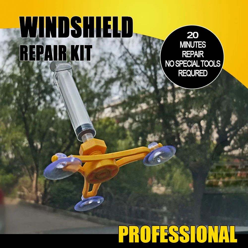 DIYWORK DIY Car Glass Repair Tool Auto Maintenance Sets Windshield Repair Kit Car-Styling DIYWORK DIY Car Glass Repair Tool Auto Maintenance Sets Windshield Repair Kit Car-Styling