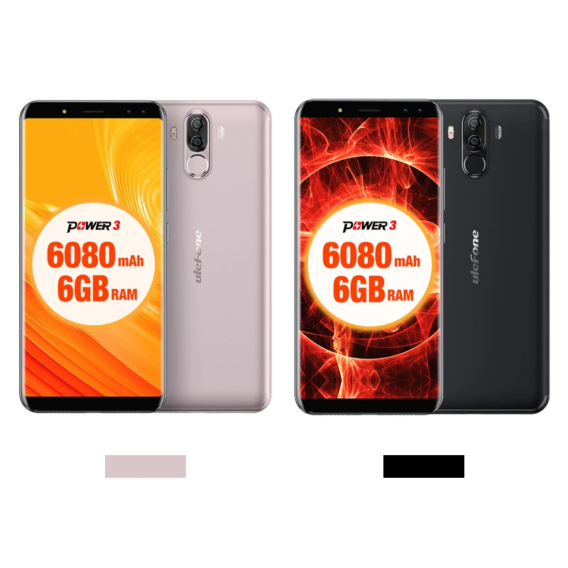 Ulefone Мощность 3 6 0 &quot18:9 Экран мобильного телефона MT6763 Восьмиядерный ГБ + 64 Android 7 1