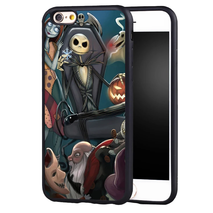 Coque Black Jack Skellington Face case cover for iphone 7 7plus 6