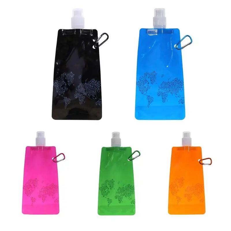 

Portable Ultralight Foldable Silicone Water bag Water Bottle Bag Outdoor Sport Supplies Hiking Camping Soft Flask Water Bag Z60