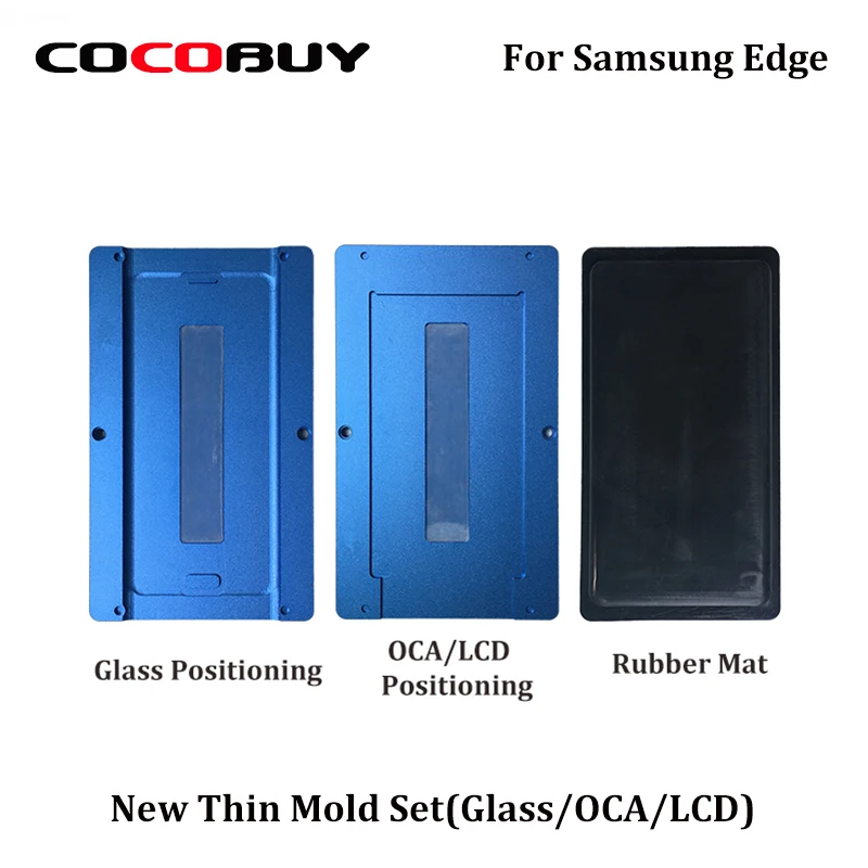 

3pcs/set OCA /LCD /Glass Alignment Positioning & Laminating Mould Vacuum Laminator Universal Molds For Samsung S6/S7 edge S8 S8+