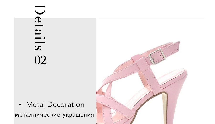 RizaBina Size 32-43 Women's High Heel Sandals Gladiator Shoes Women Lady Sexy Platform Sandals Heels Summer Shoes Sandals 12