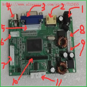 

LCD Display TTL LVDS Controller Board HDMI VGA 2AV 7" for 1280*800 N070ICG-LD1/LD4 IPS LCD Support Automatically VS-TY2662-V1
