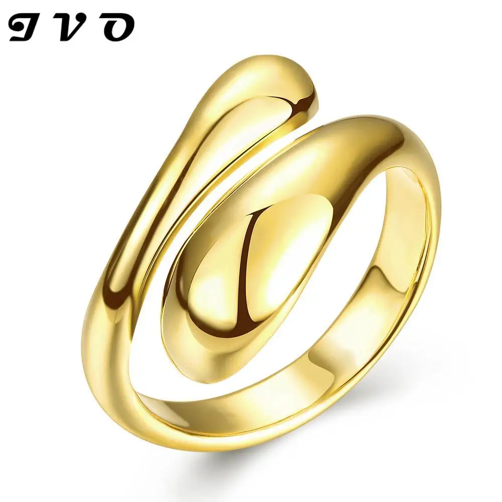 Free Shipping Best Quality Gold color/Rose Gold color Drop Rings