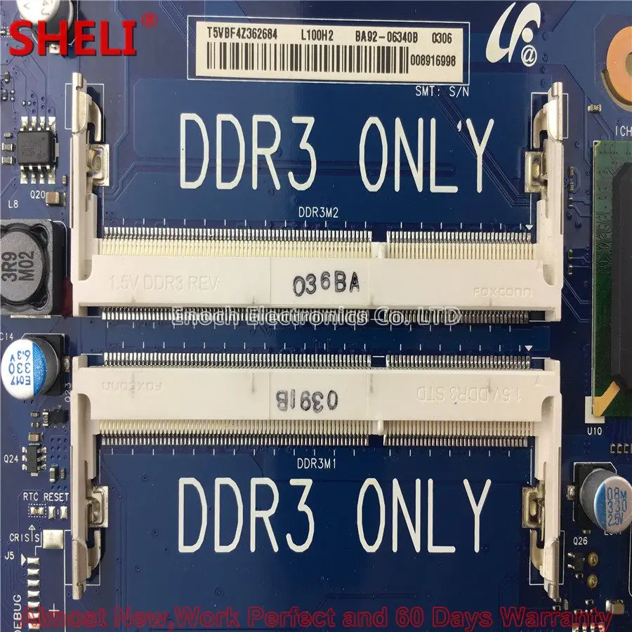 BA92-06340A BA92-06340B Laptop Motherboard For Samsung R730 NP-R730 BA41-01224A BREMEN-UL GL40 3